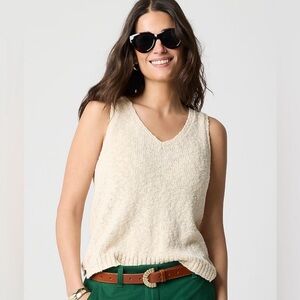 J. Crew Factory V-neck Beach Sweater Tank
